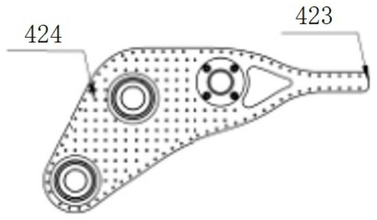 Joint for carbon fiber composite arm section and preparation method of joint