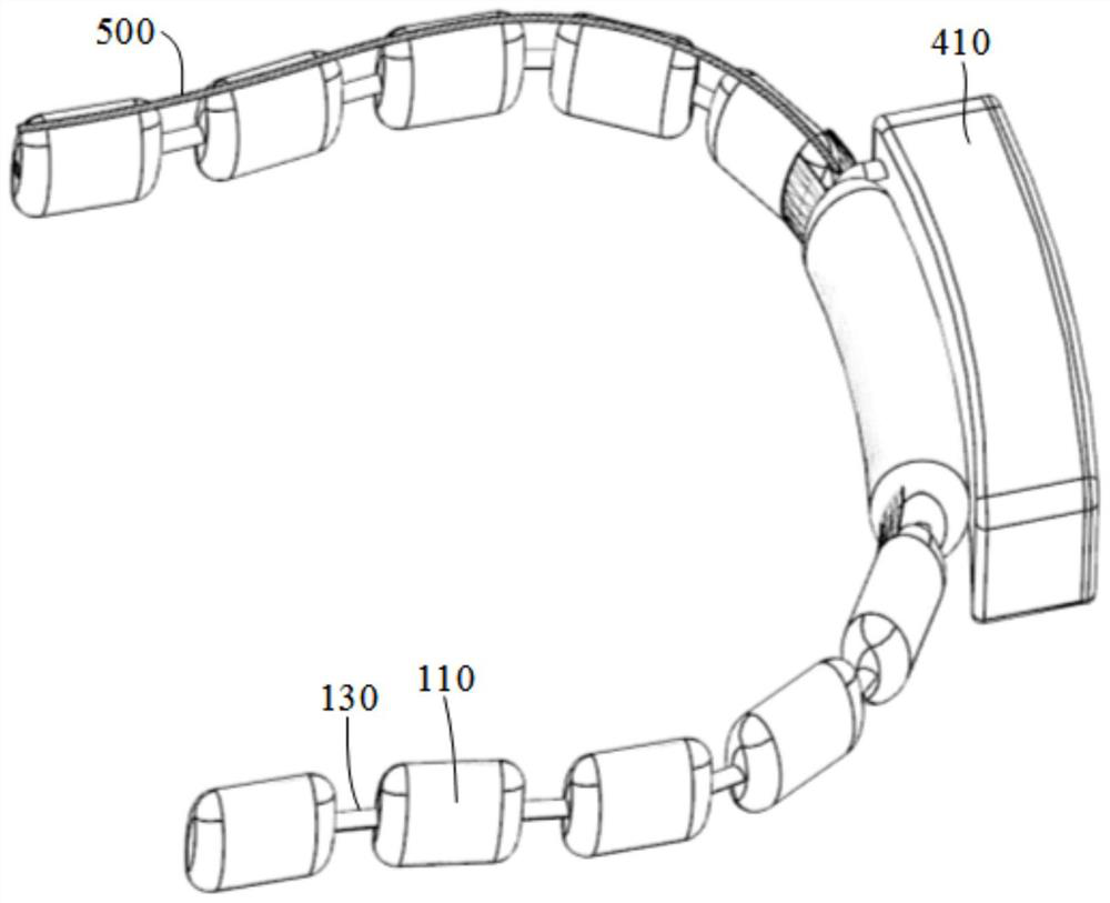 Head-mounted adjusting device and head-mounted display equipment