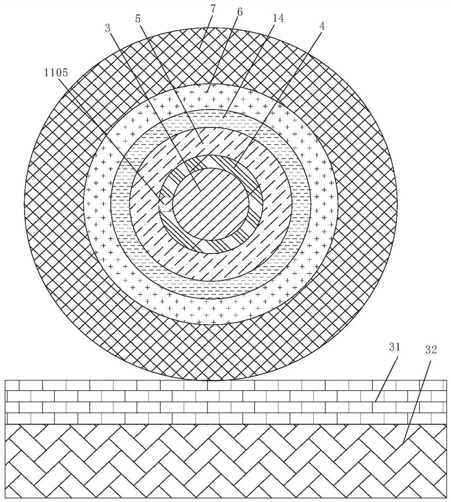 Triaxial experimental device for accurately simulating dynamic impact compression of rock-soil body