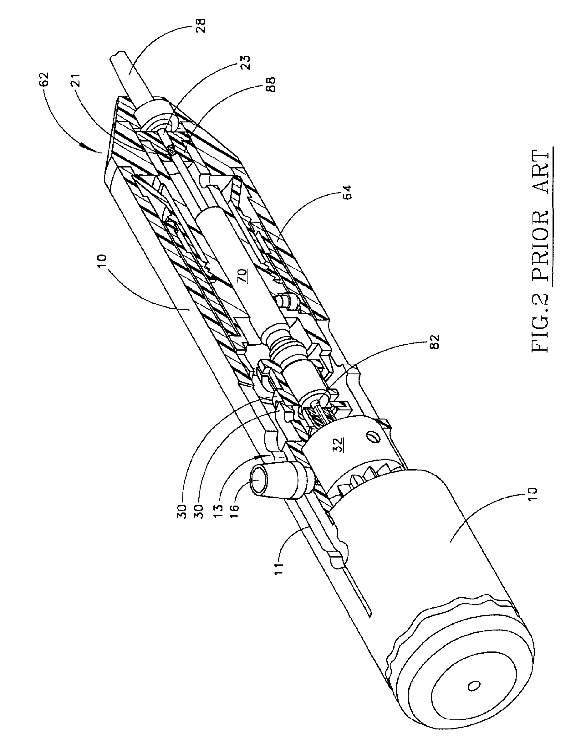 Rotational atherectomy device with keyed exchangeable drive shaft