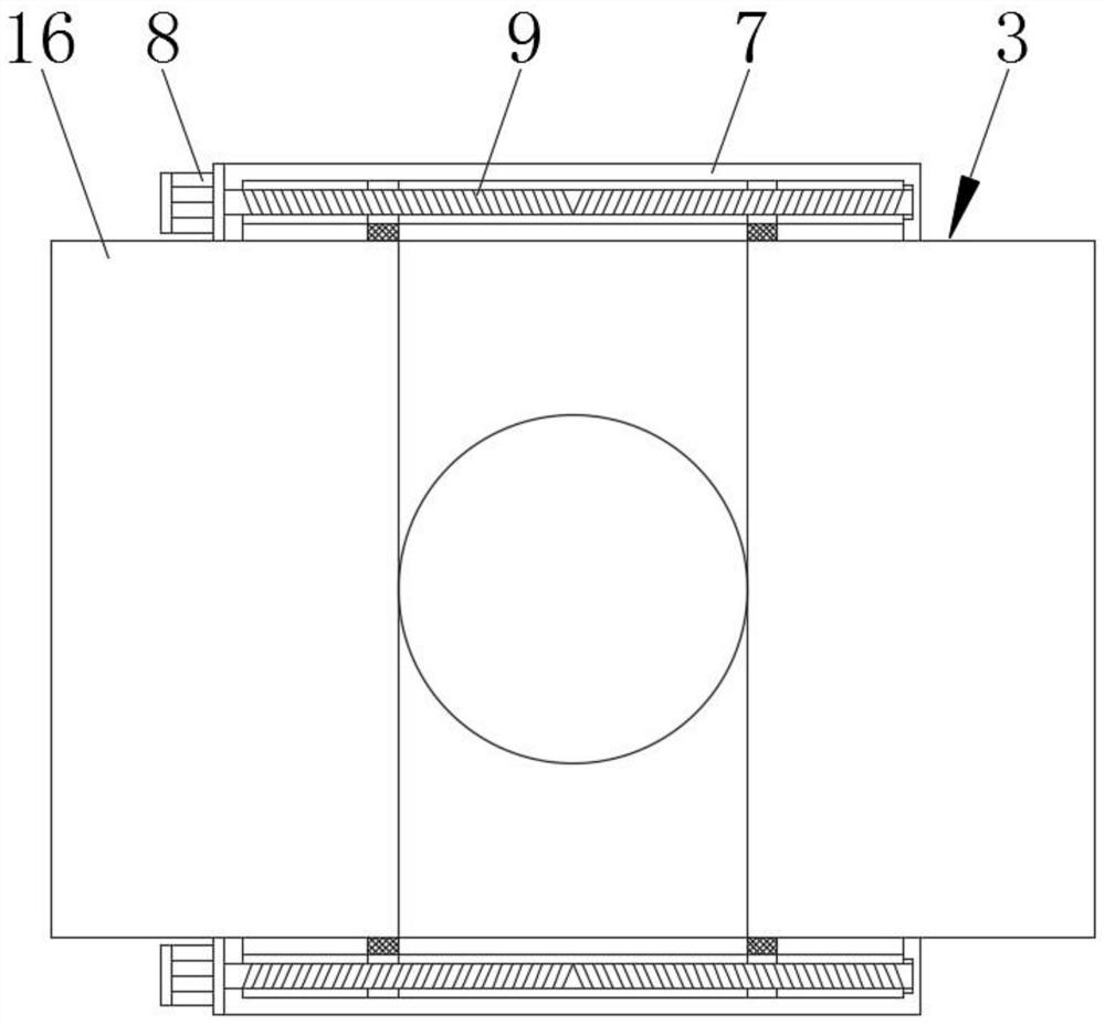 Opening and closing device for building coating material stirring box