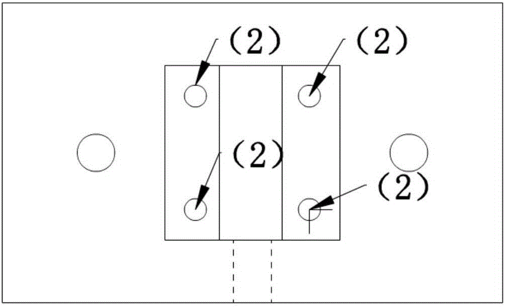 Fixing seat for BNC female connector with flange plate