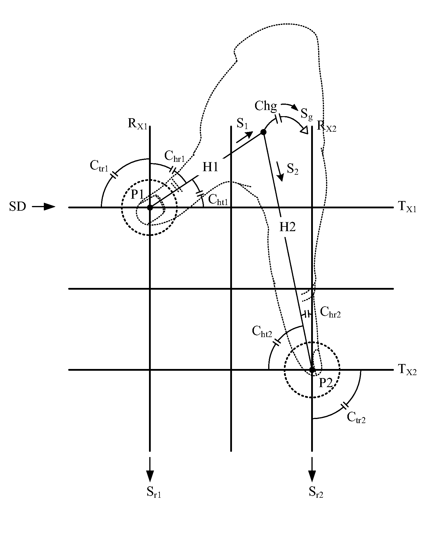 Capacitive touch screen