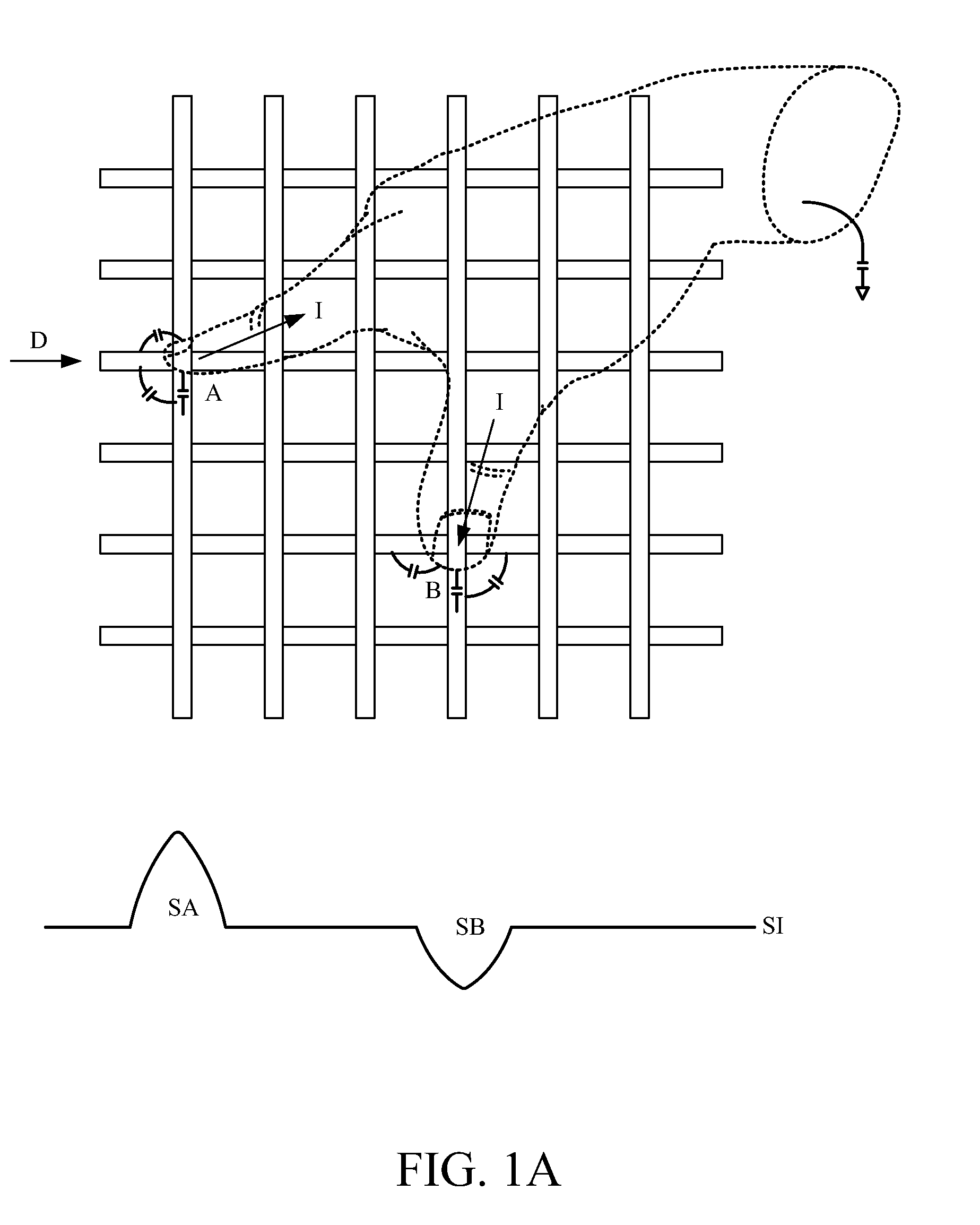 Capacitive touch screen