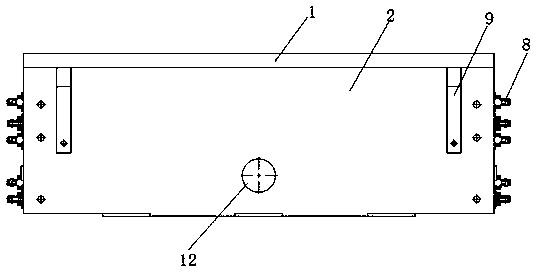 Welding fixture sharing upper counterweight frame and lower counterweight frame