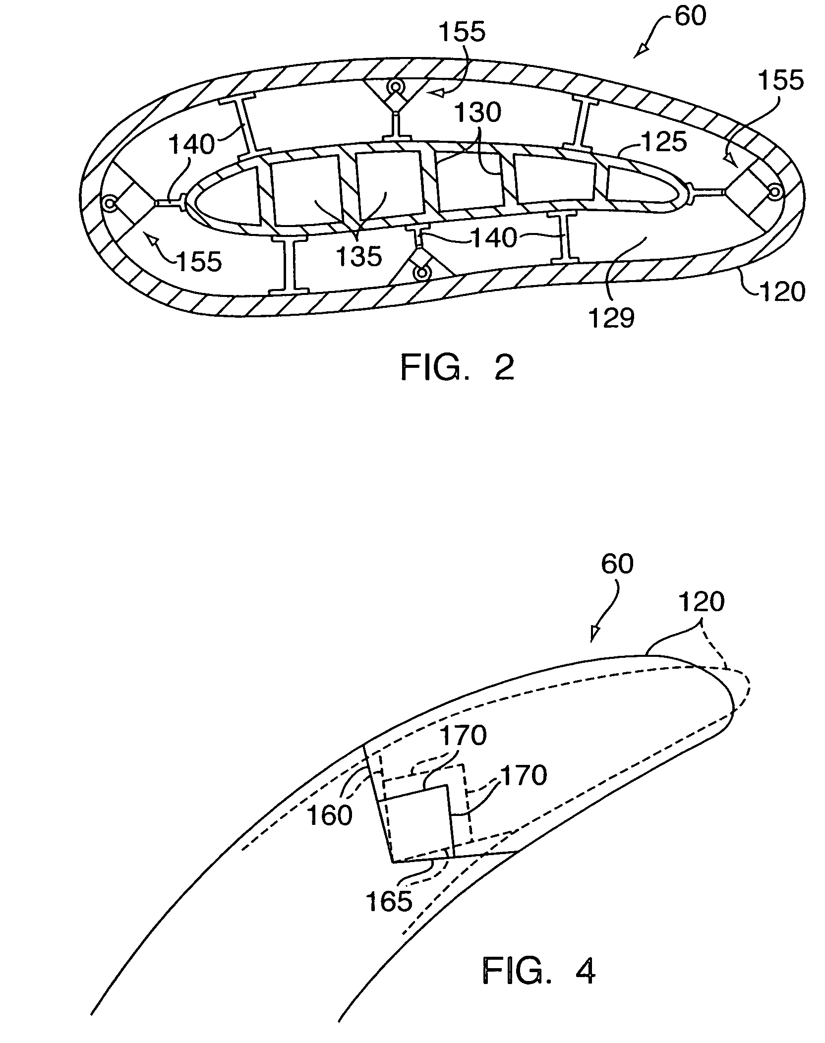 Variable geometry guide vane for a gas turbine engine