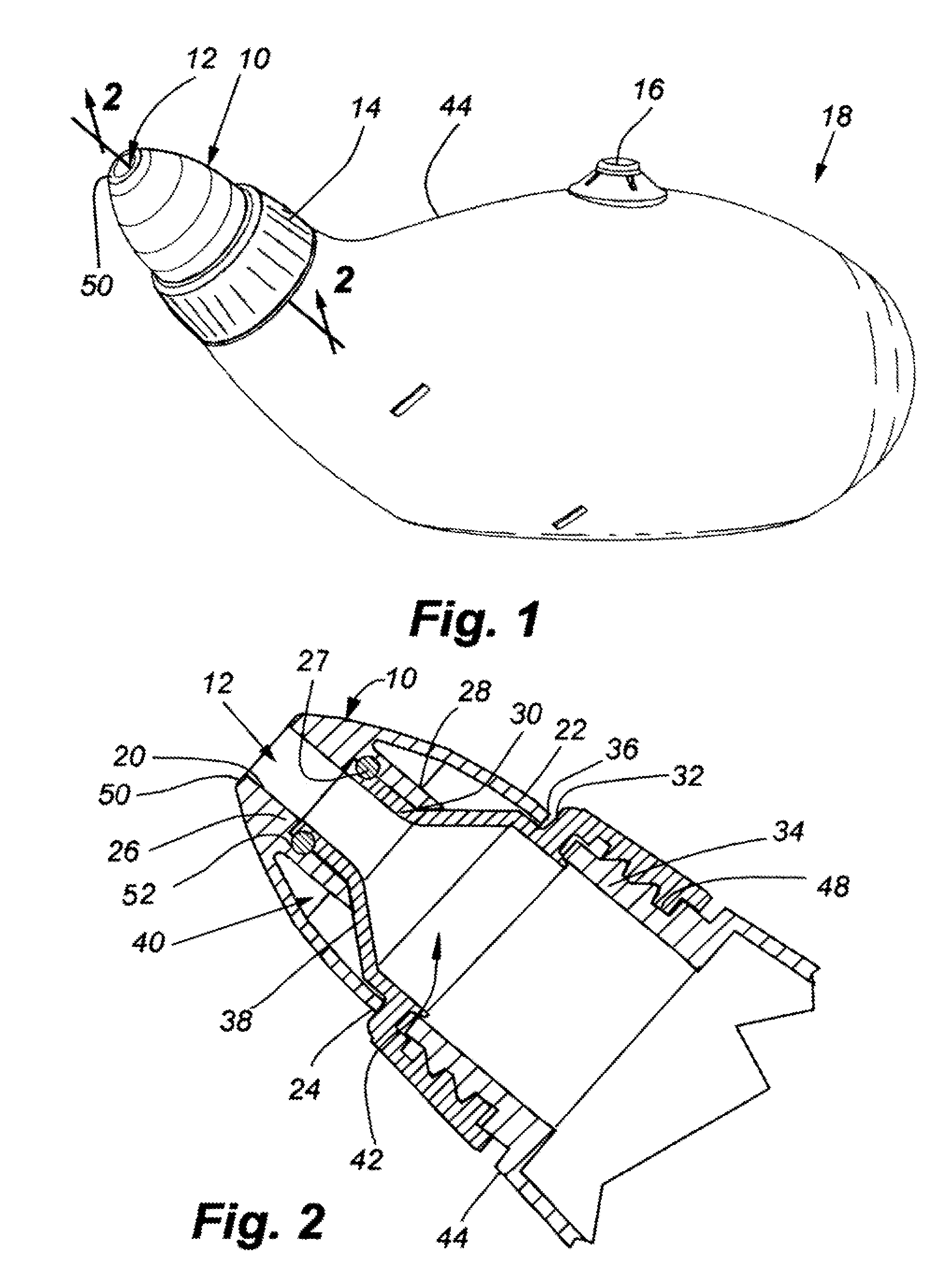 Faceted nasal seal