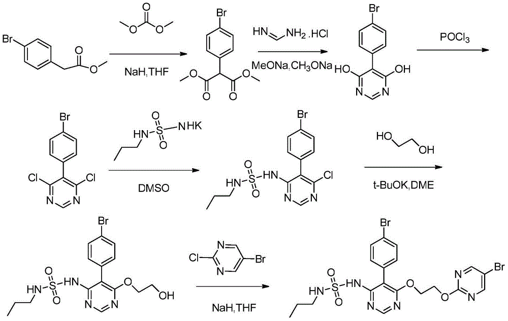 Method for preparing macitentan