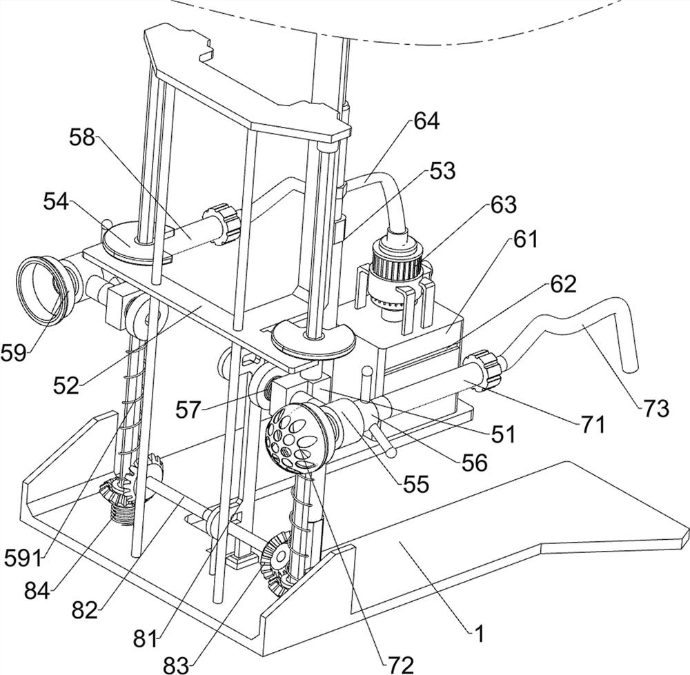 Smoke abating and fire extinguishing cart for fire protection