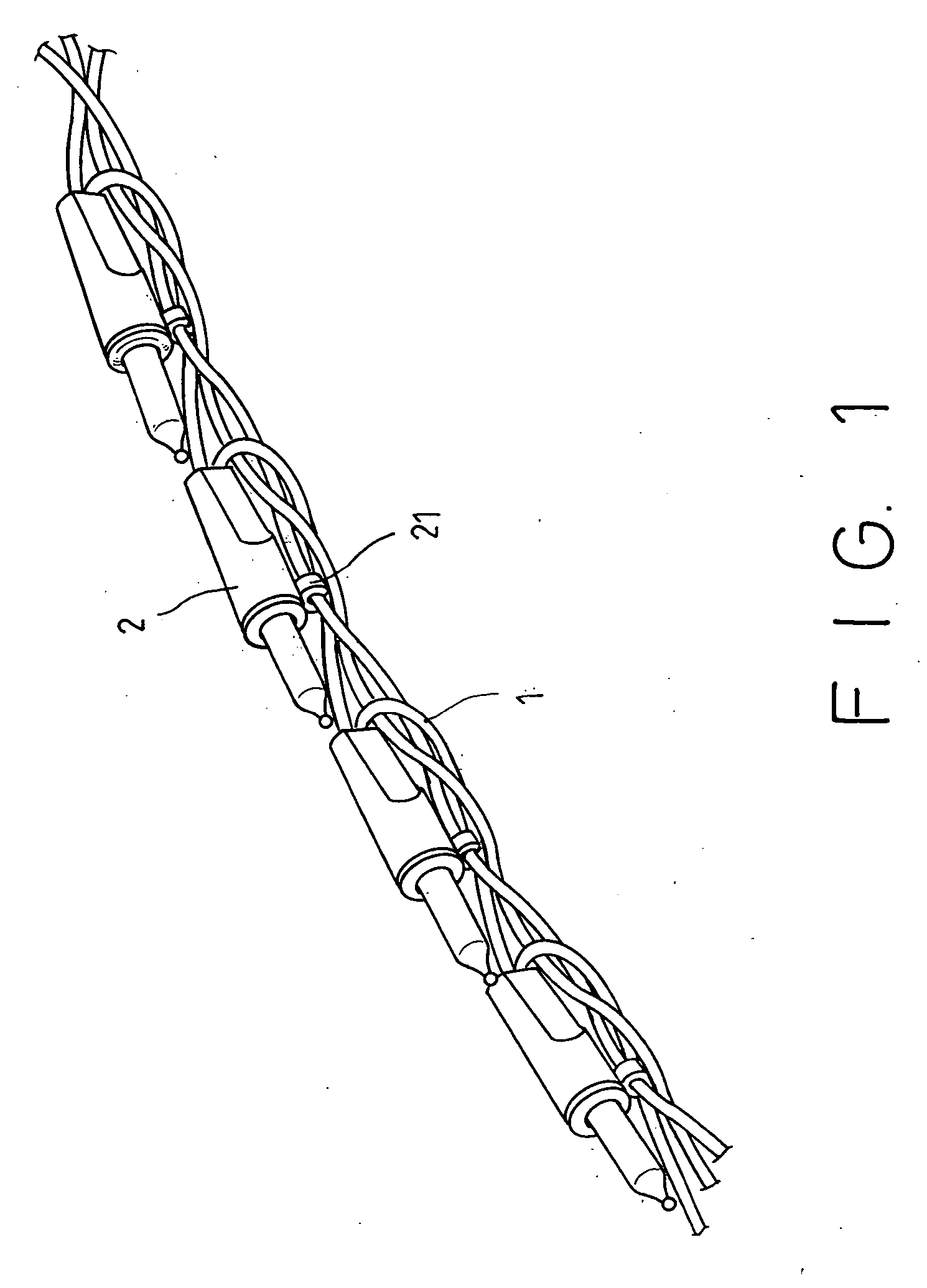 Decorative light string with arranged bulb assemblies