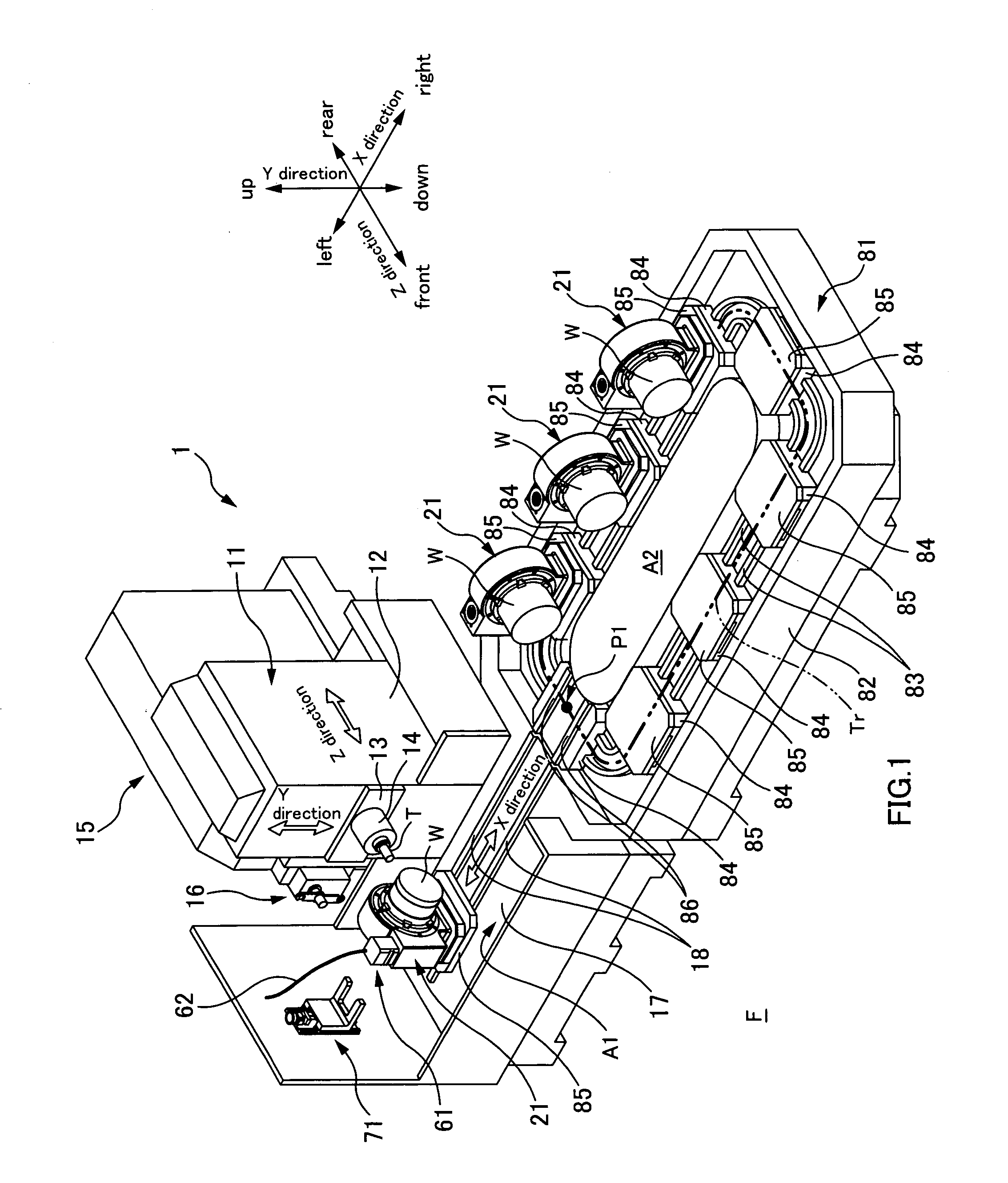 Machine tool and detachable/attachable motor