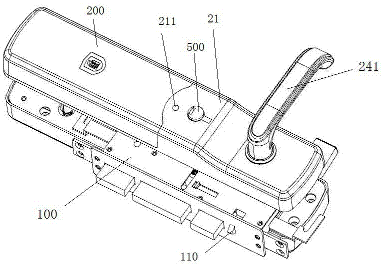 Password outer door lock