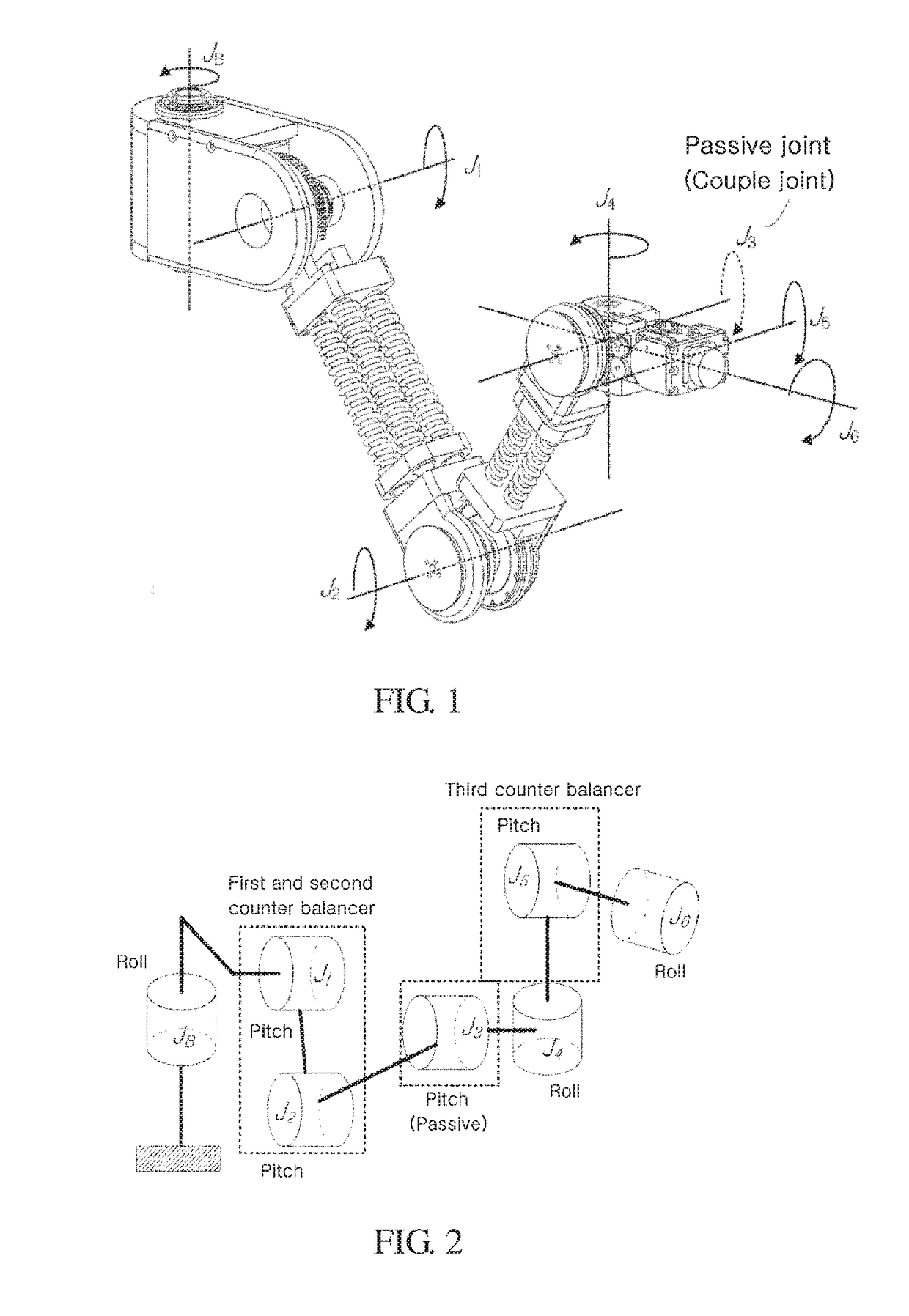 Torque-free robot arm