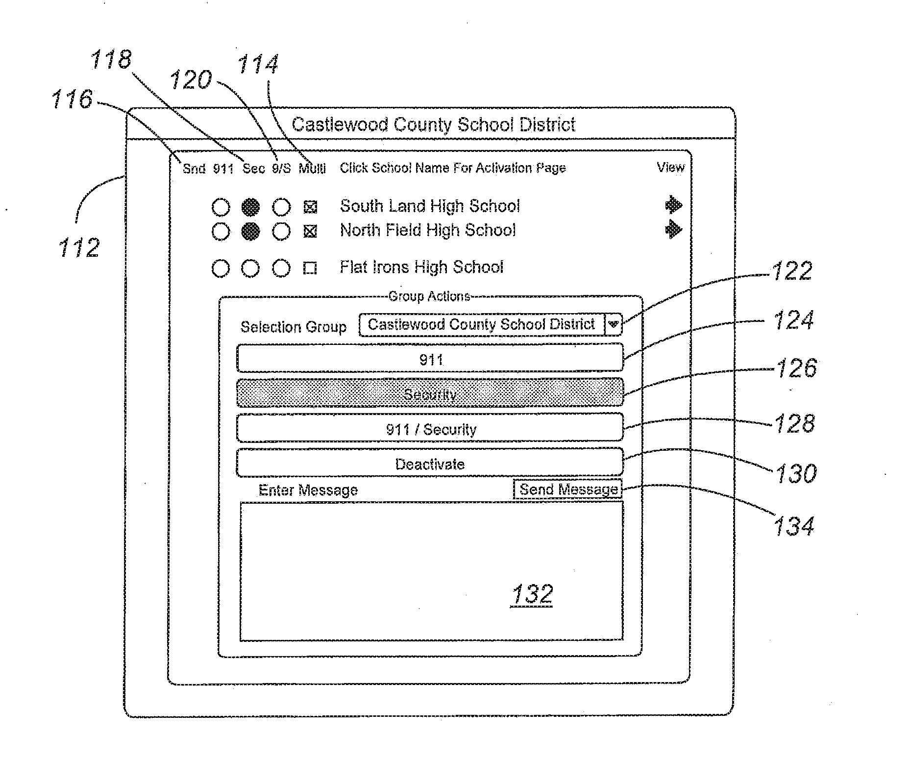 Emergency Radio Communications System Incorporating Integral Public Safety Radio Bridging Capability