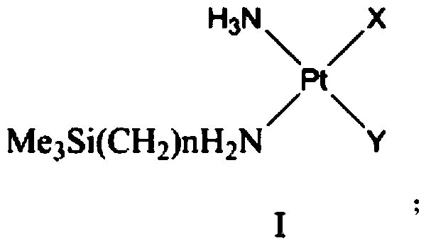 Monosilyl-containing platinum complex and application thereof