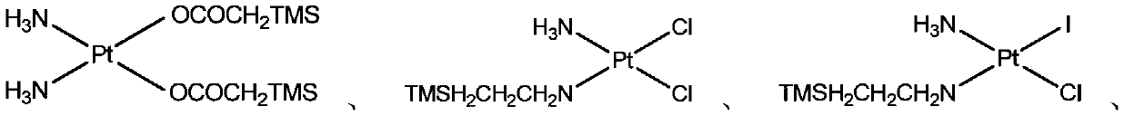 Monosilyl-containing platinum complex and application thereof