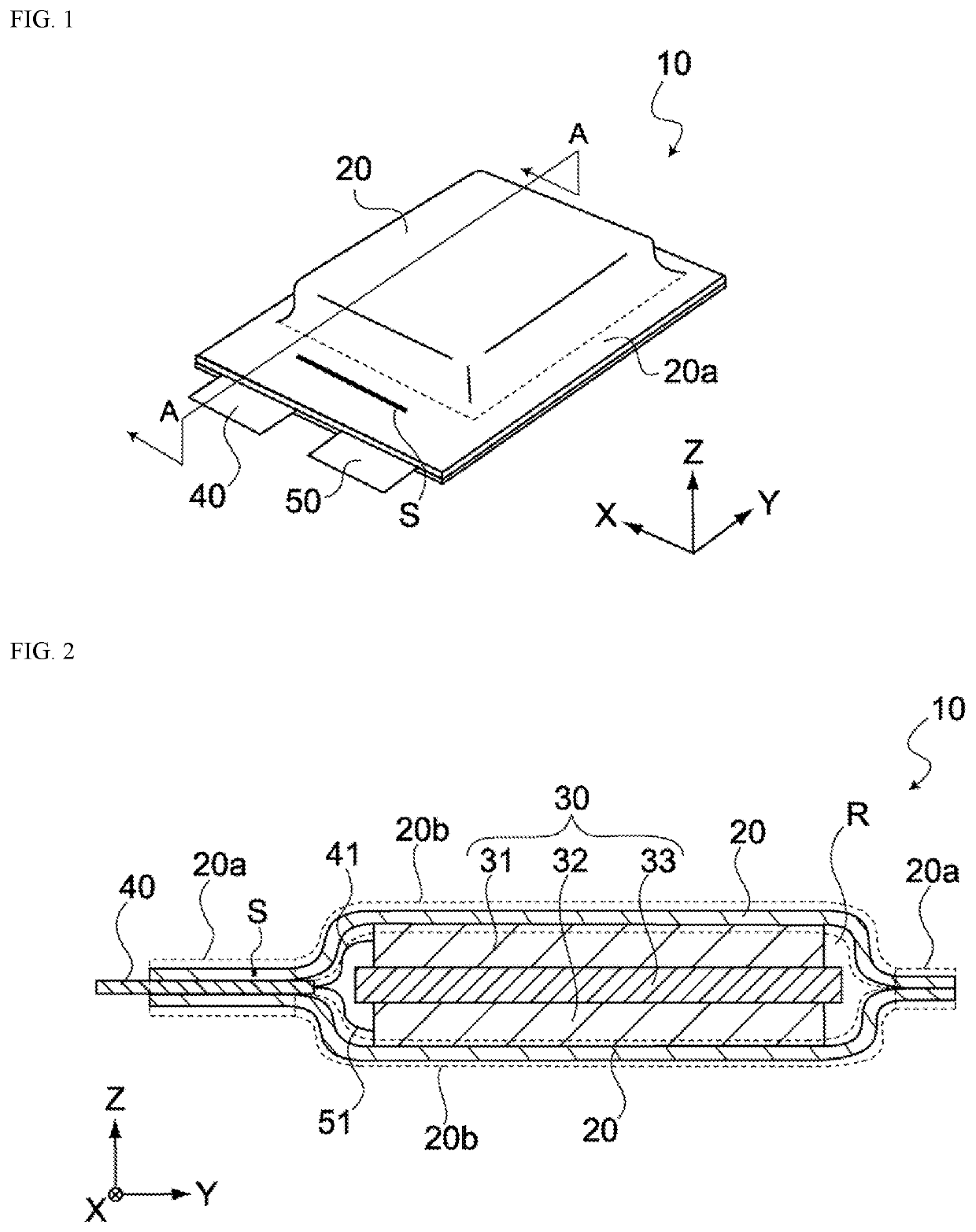 Electric storage cell, covering film and electric storage module