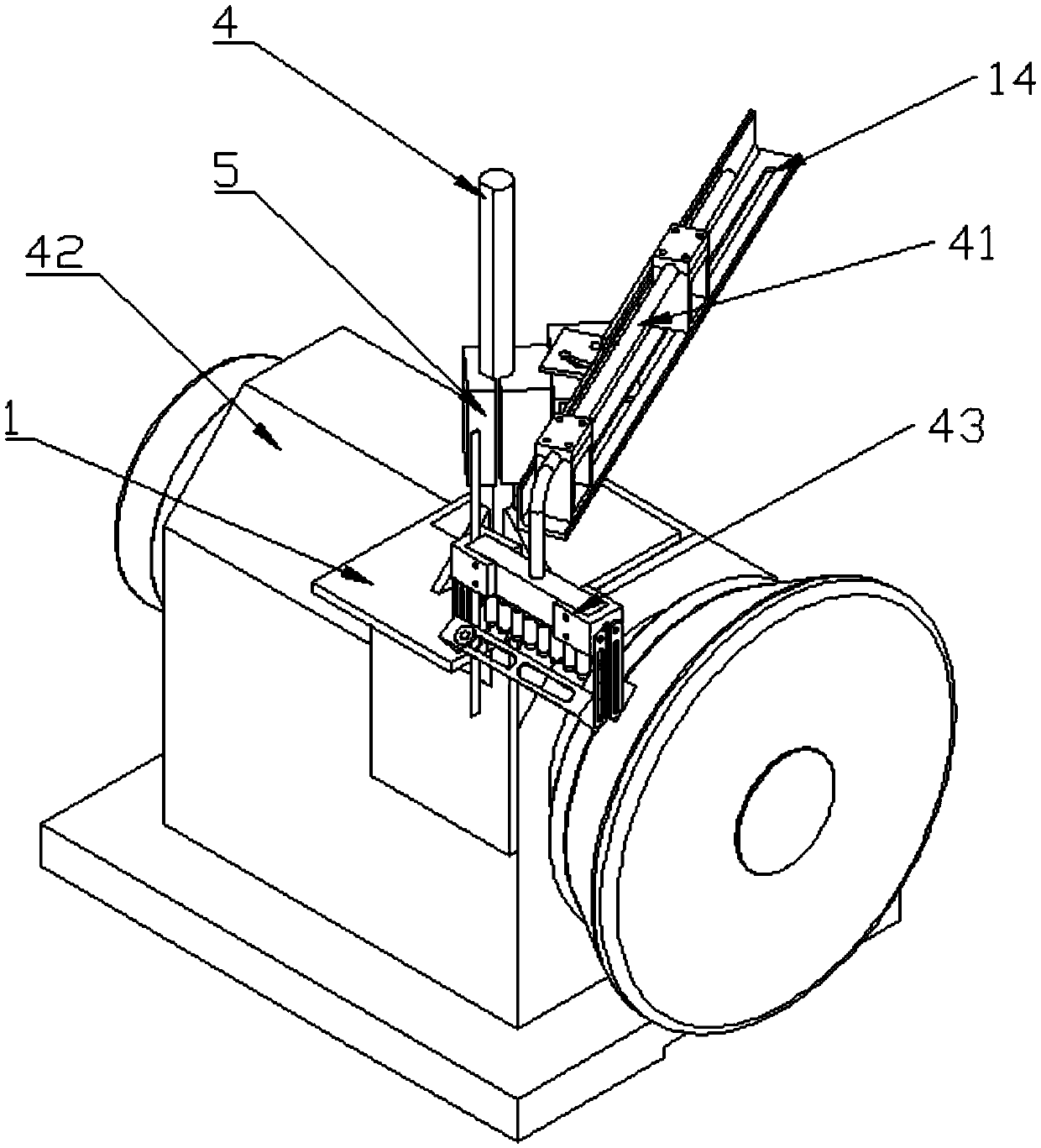 An automatic heating system for spinning heat closing machine