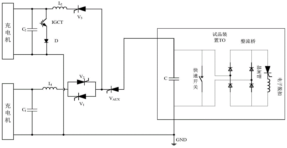 A voltage transformer neutral point direct current suppression apparatus test system