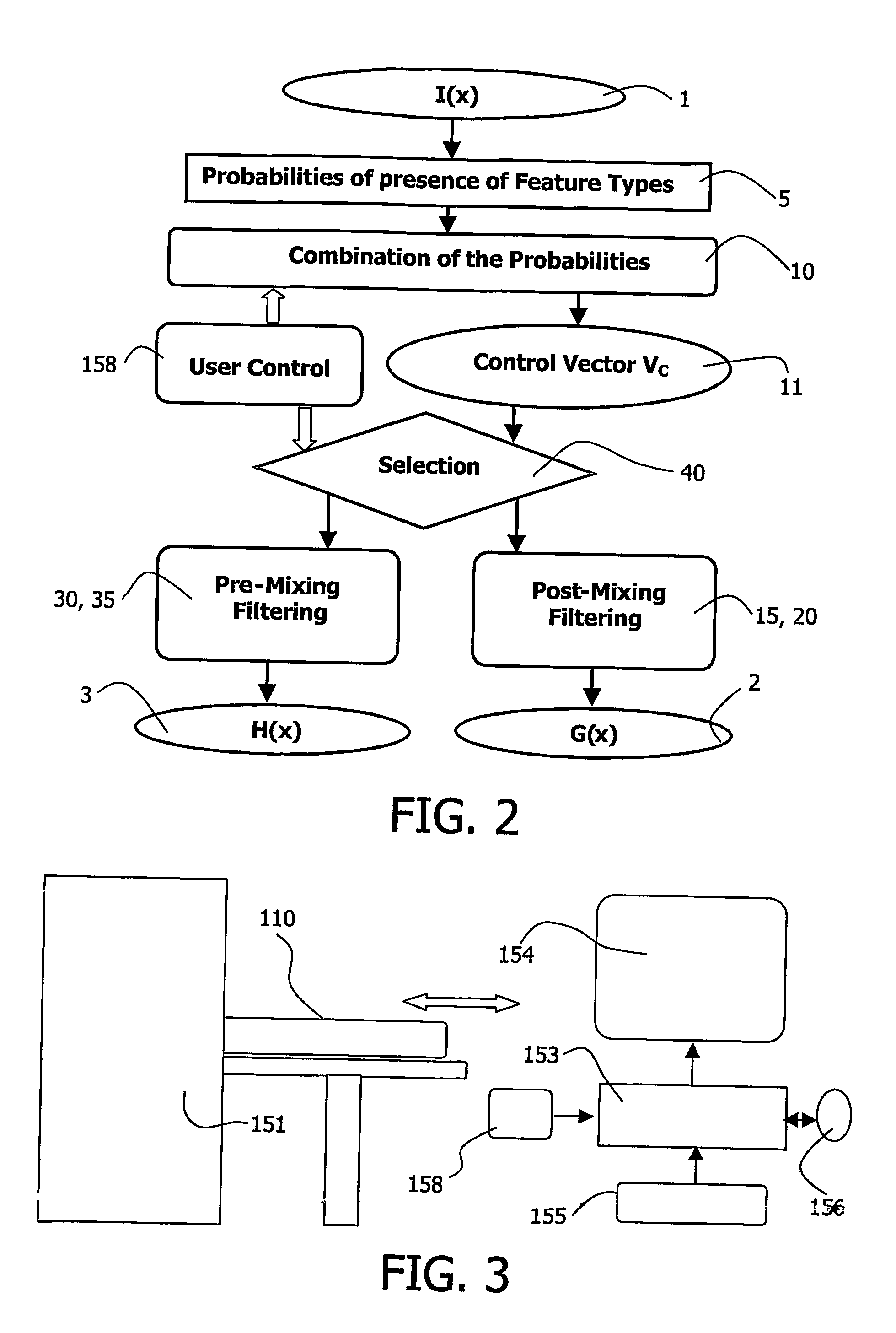 Image viewing system and method for generating filters for filtering image features according to their type