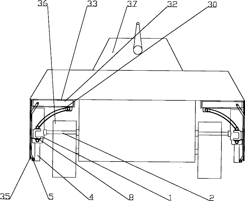 Folding hydrofoil device for amphibious vehicle