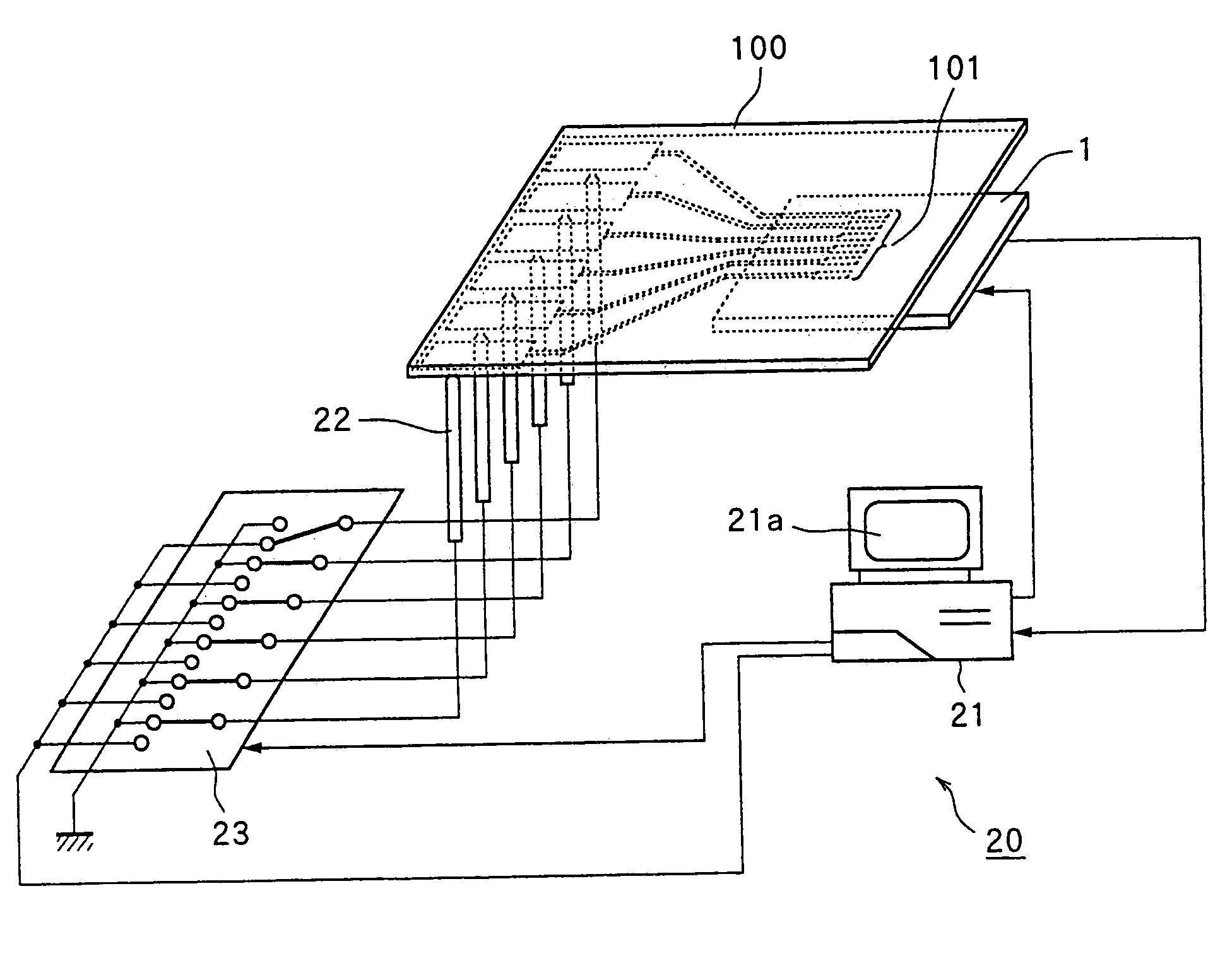 Sensor for inspection instrument and inspection instrument