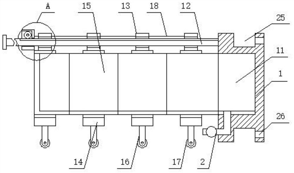High-rise building construction rainwater recycling device and method thereof