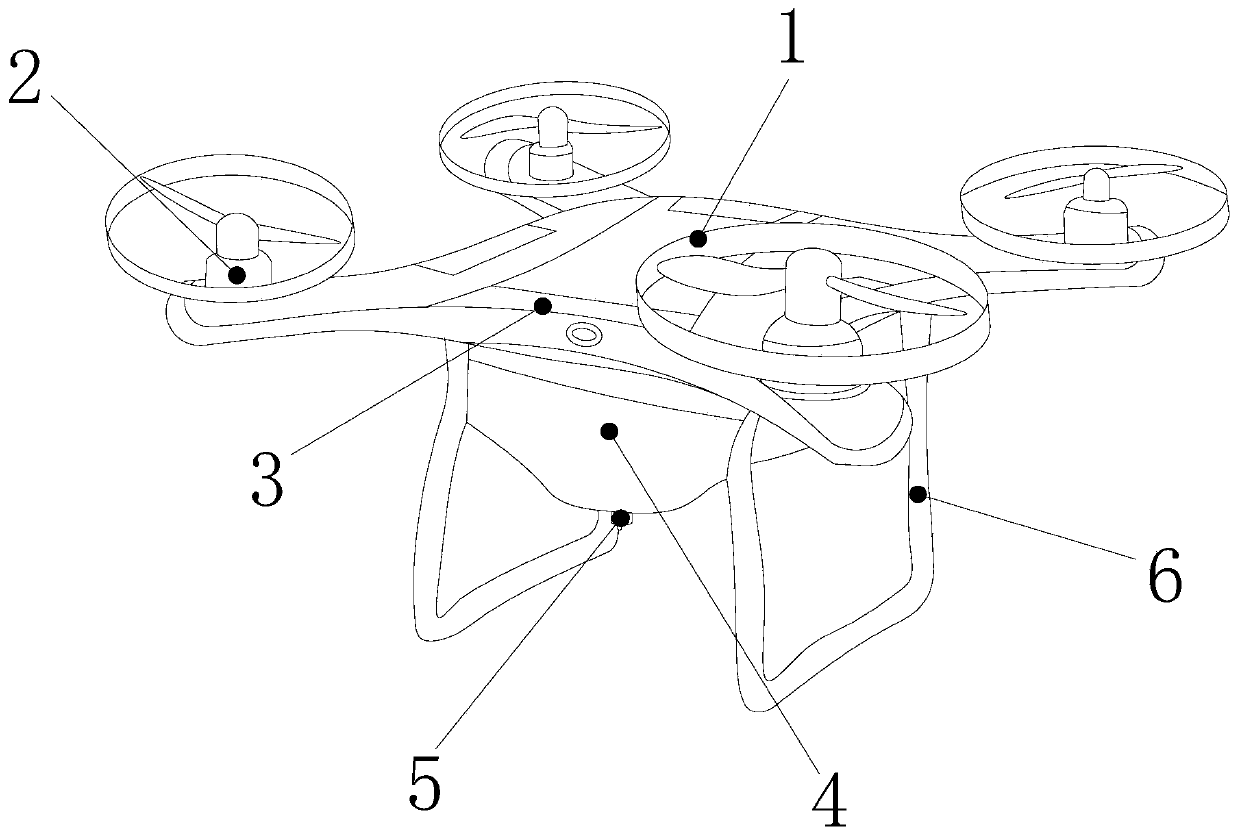 Pesticide spraying unmanned aerial vehicle for reducing drifting of liquid pesticides