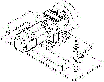 A mold table driving device with an air bag