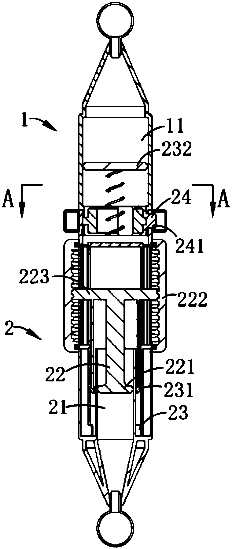 Use method of combined cosmetic brush realizing adjustable match