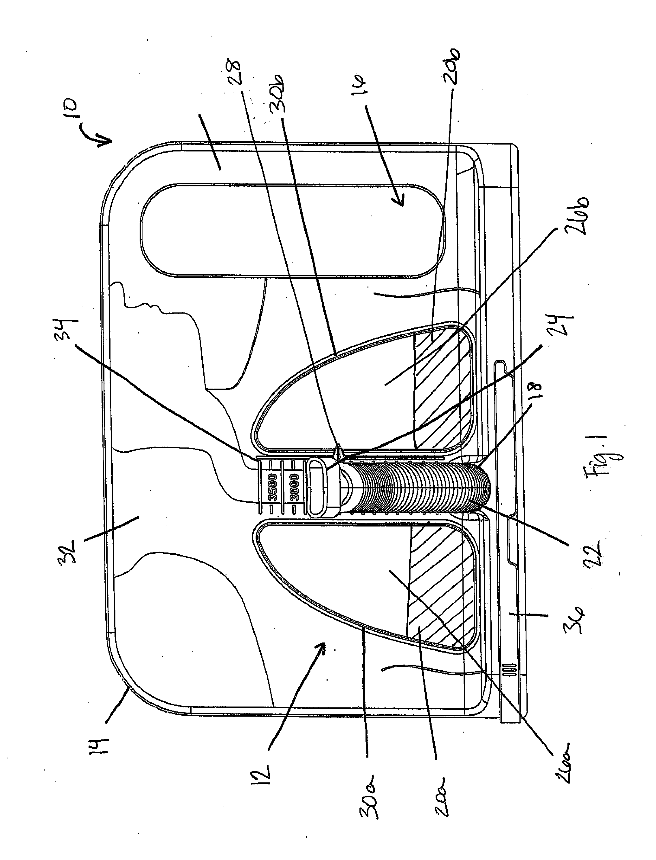 Spirometer device with visual aid for therapeutic breathing