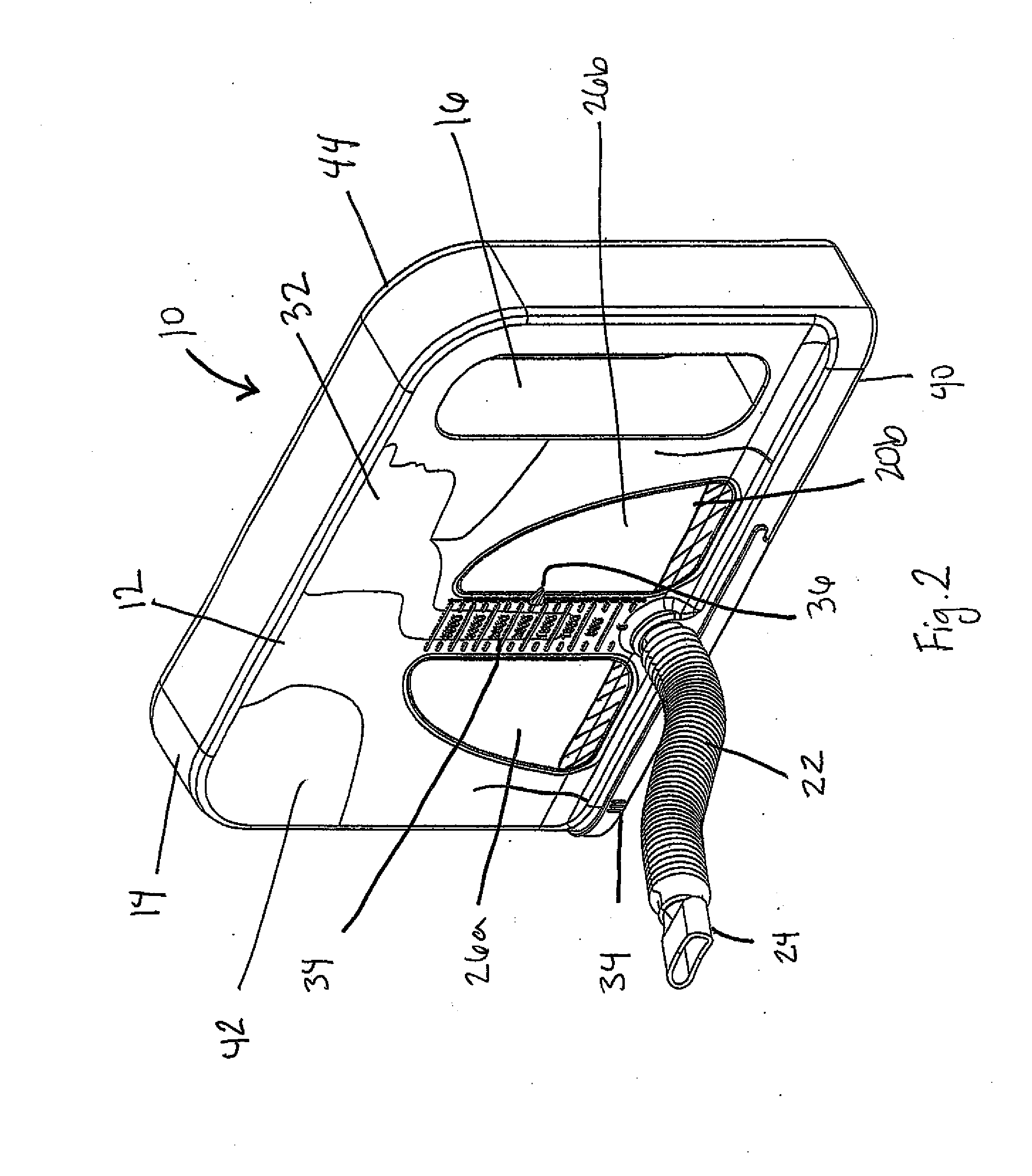 Spirometer device with visual aid for therapeutic breathing