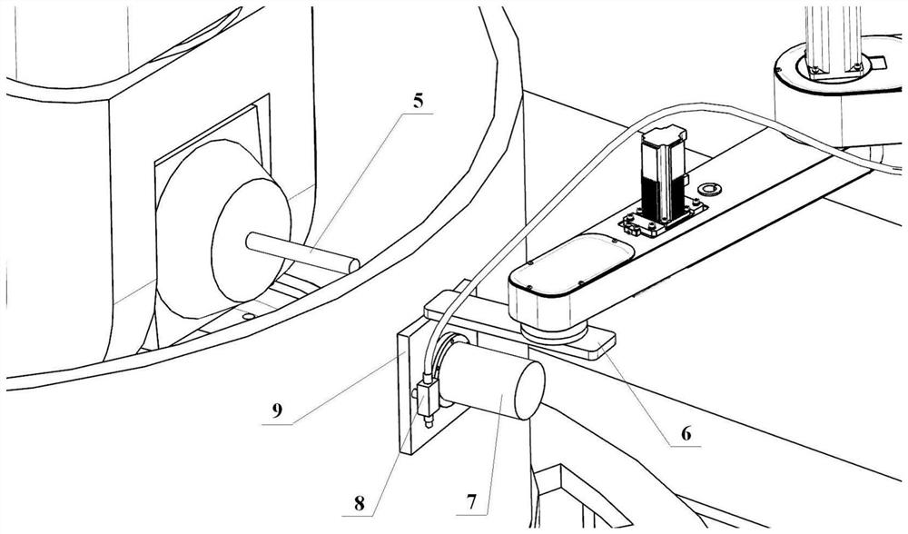 An automatic flexible mirror image clamping and damping device for CNC machine tools