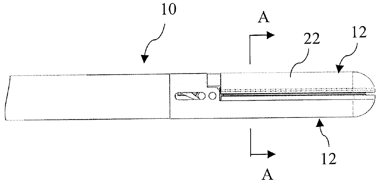 End effector structure for stapling apparatus