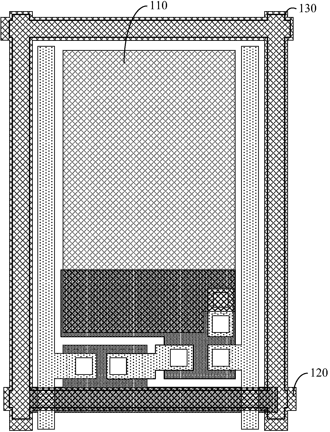 AMOLED array substrate and display device