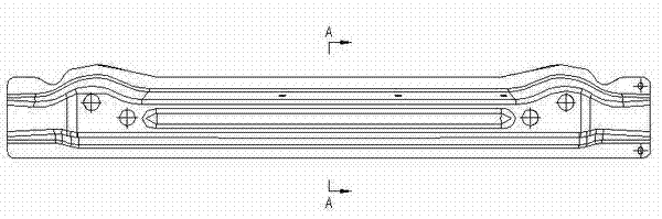 Front bumper anti-collision beam and processing method thereof