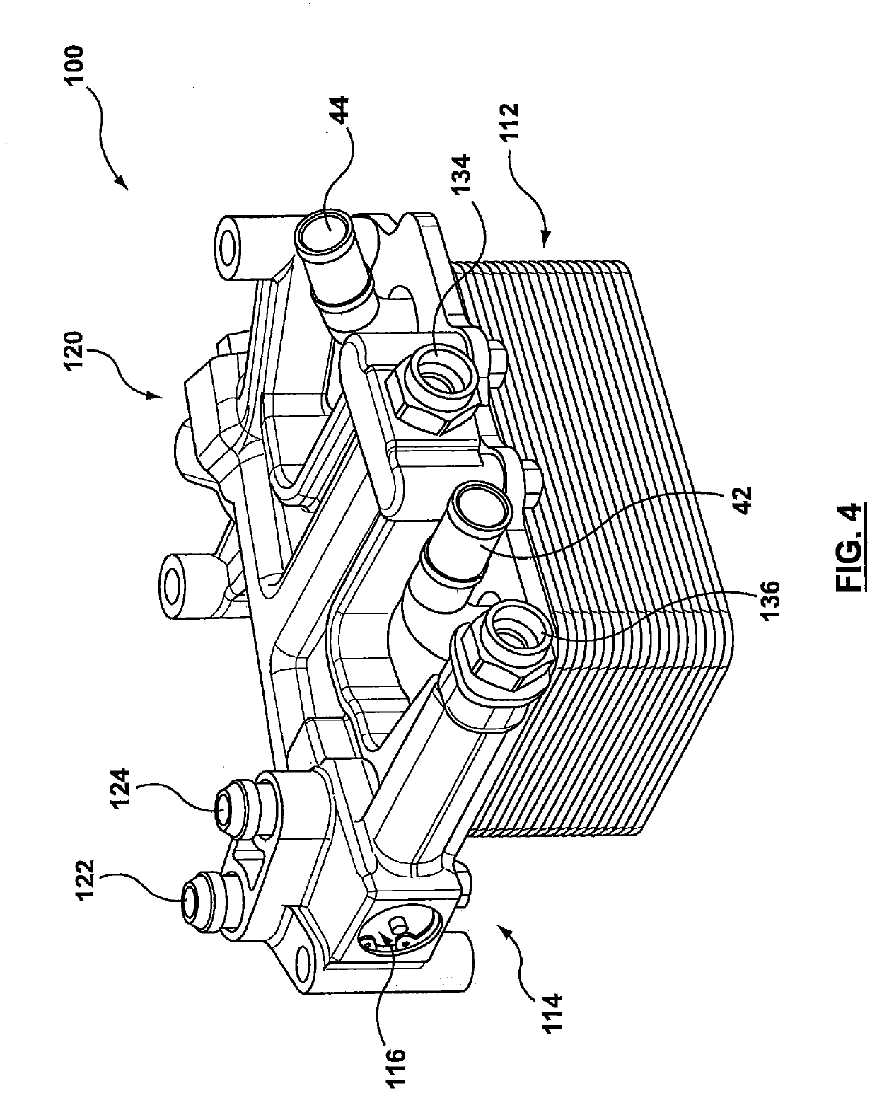 Heat Exchanger Assembly With Integrated Valve With Pressure Relief Feature For Hot And Cold Fluids