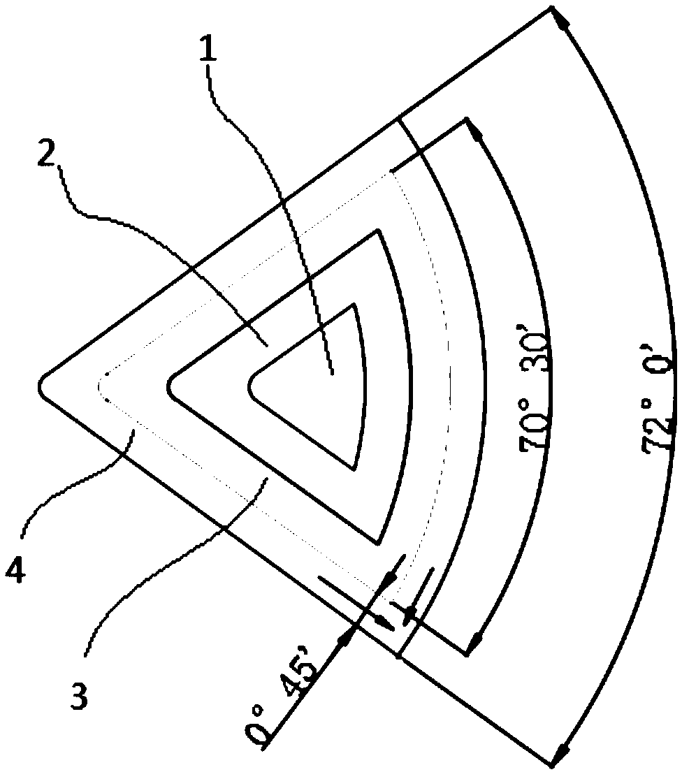 Preparation method of compacted split conductor