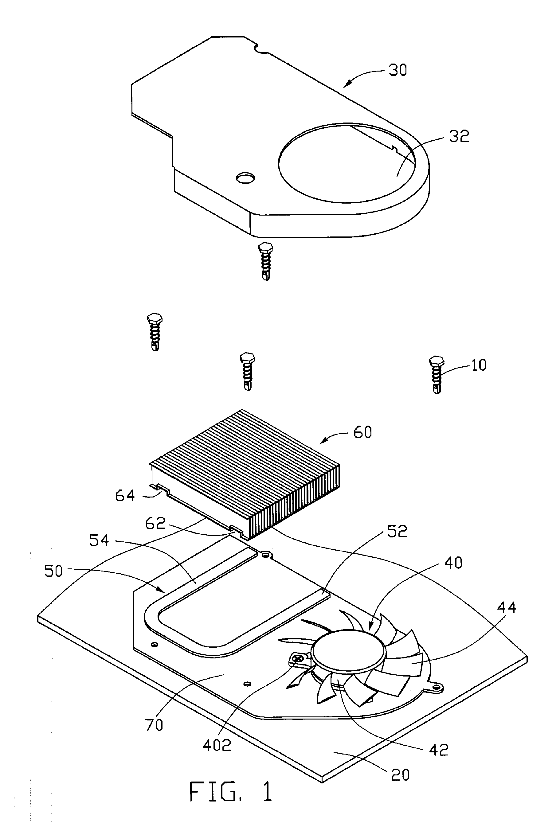 Heat dissipating apparatus for computer add-on cards