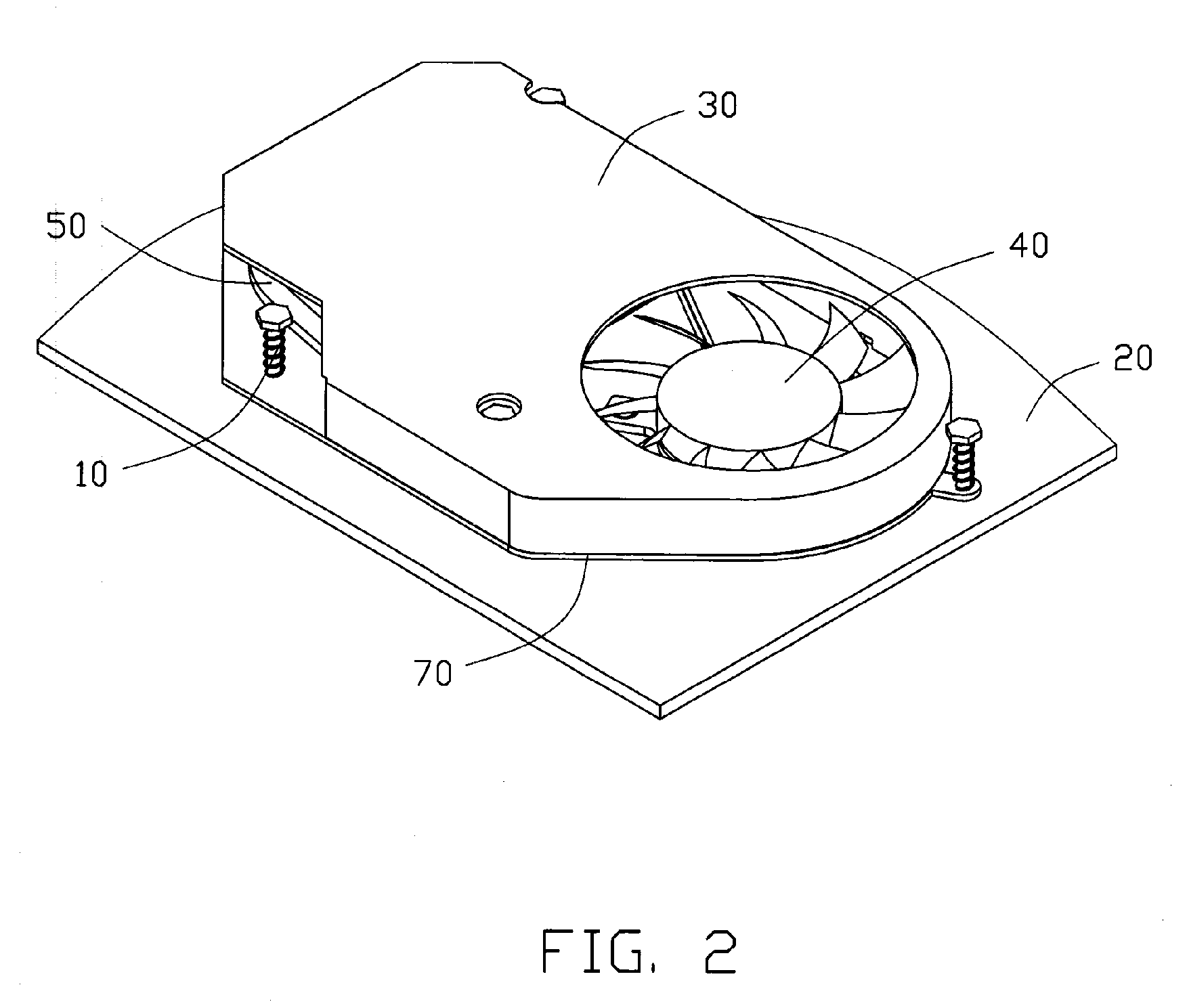 Heat dissipating apparatus for computer add-on cards