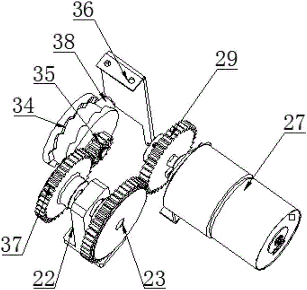 Circular barrel type double-cam charging and conveying mechanism for screw