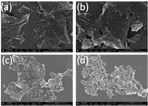 Preparation method of titanium dioxide nanoparticles/graphene composite photocatalytic material