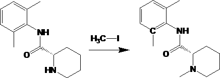 Preparation method of mepivacaine and optical enantiomer of mepivacaine