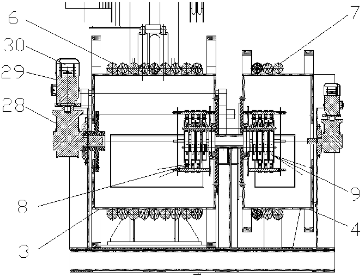 Perpendicular lifting type cable winch