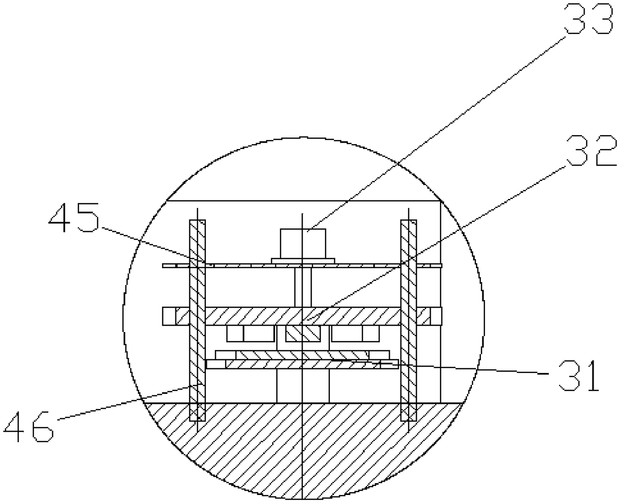 Perpendicular lifting type cable winch