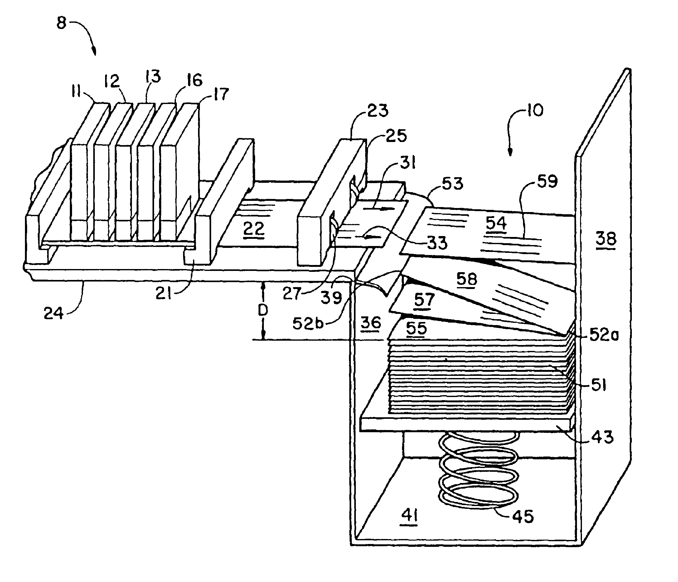 Media storage bin and method of using same