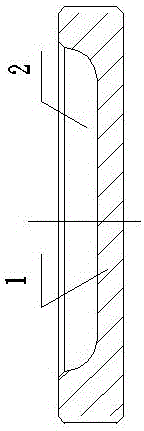 Large-diameter thin plate sealing diaphragm and method for preventing deformation by turning