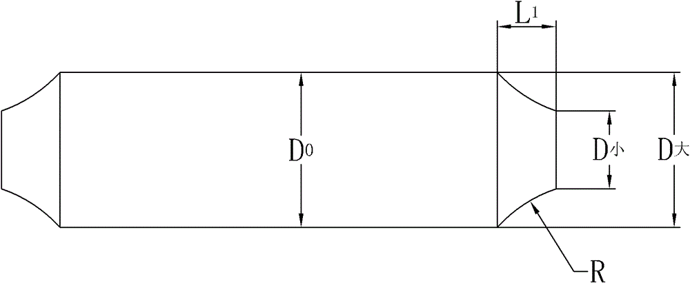 Feed head-free cross wedge rolling and forming method for axial parts