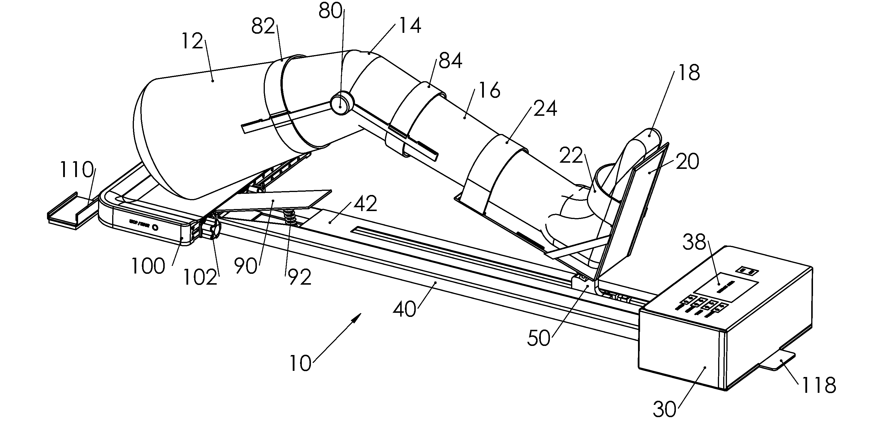 Device and Method for Knee Rehabilitation