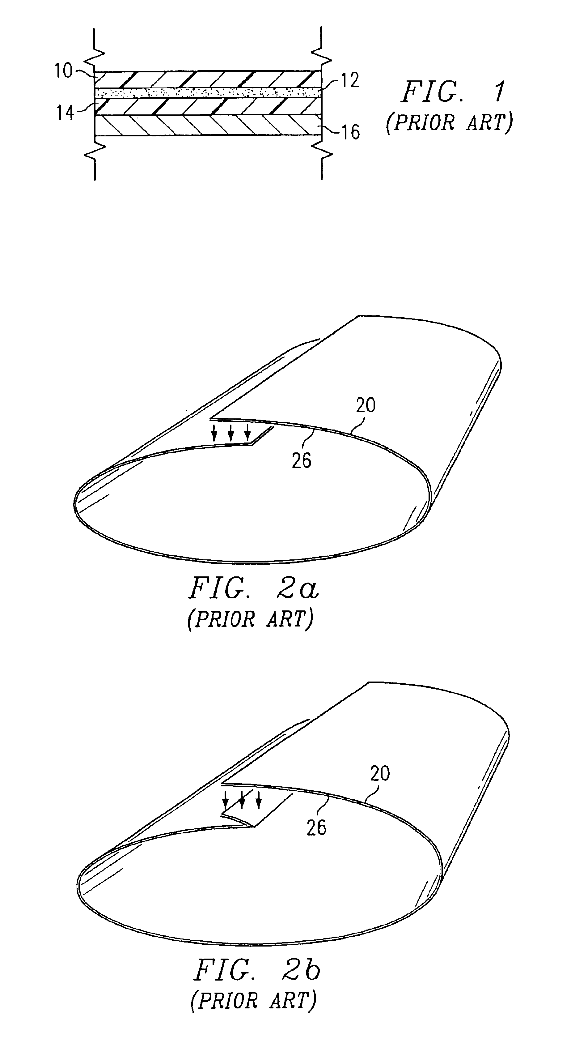 Double-bag package and perforation knife